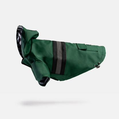 Aden Dog Raincoat Green