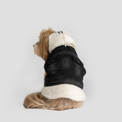 Justin Denim Dog Jacket Black