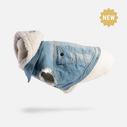 Justin Denim Dog Jacket Blue