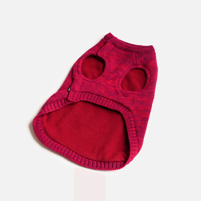 Mia Dog Sweater Red