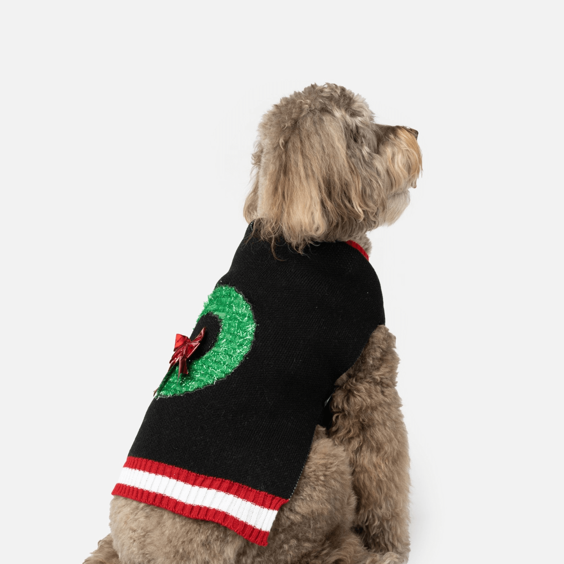 Wreath Xmas Dog Sweater