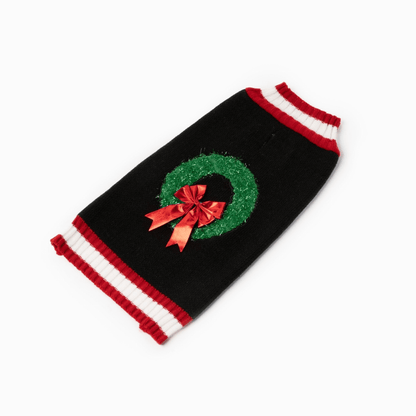 Wreath Xmas Dog Sweater