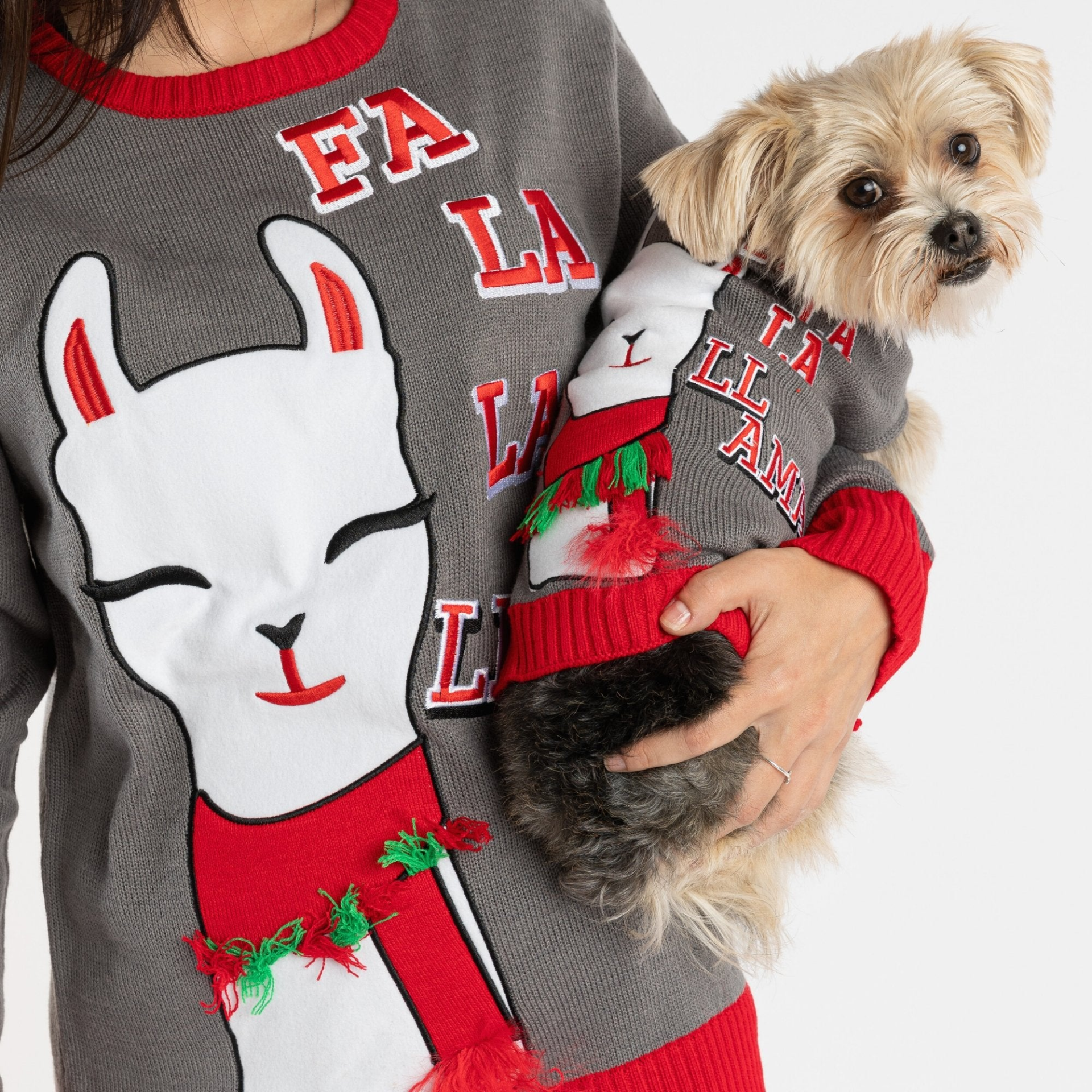 Fa La La Llama Xmas Dog Sweater