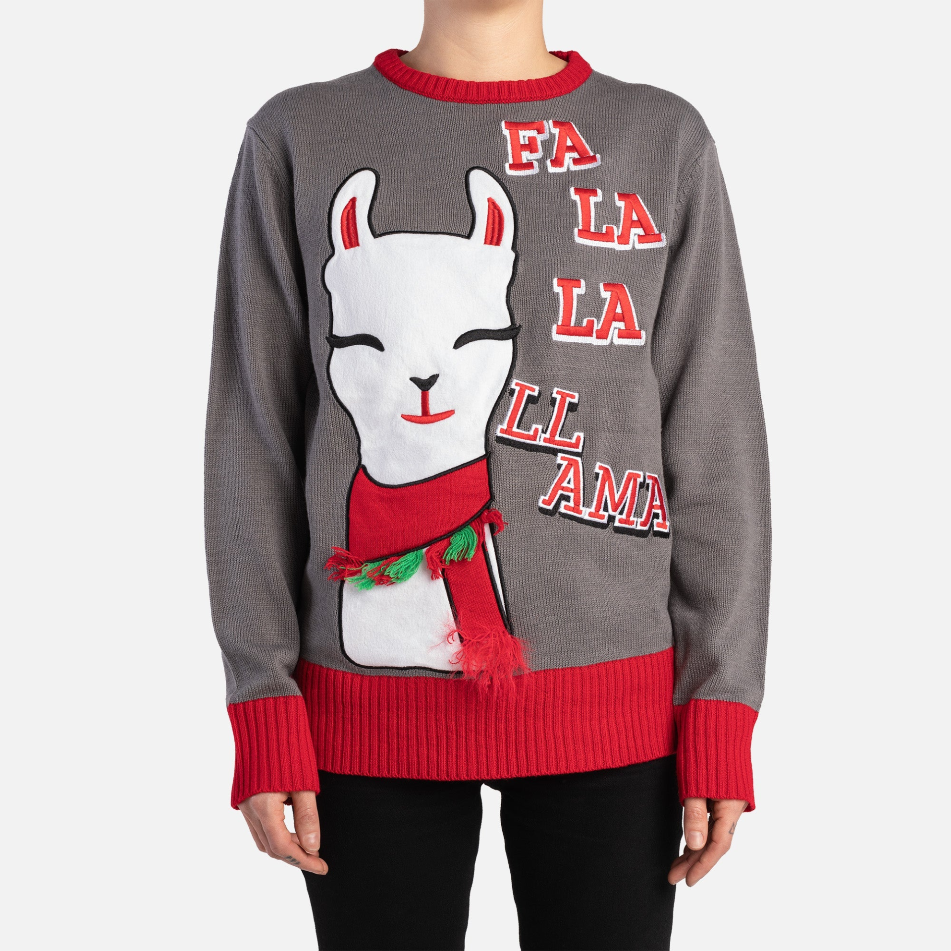 Parents Matching Fa La La Llama Xmas Sweater