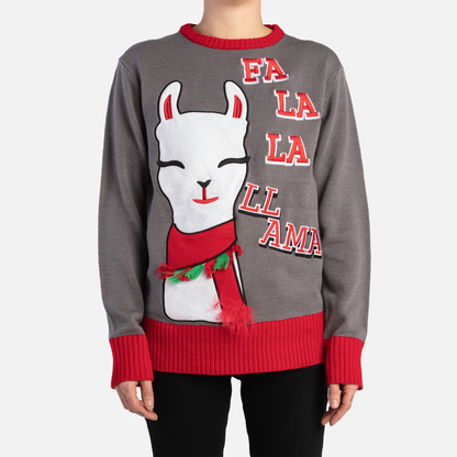 Parents Matching Fa La La Llama Xmas Sweater