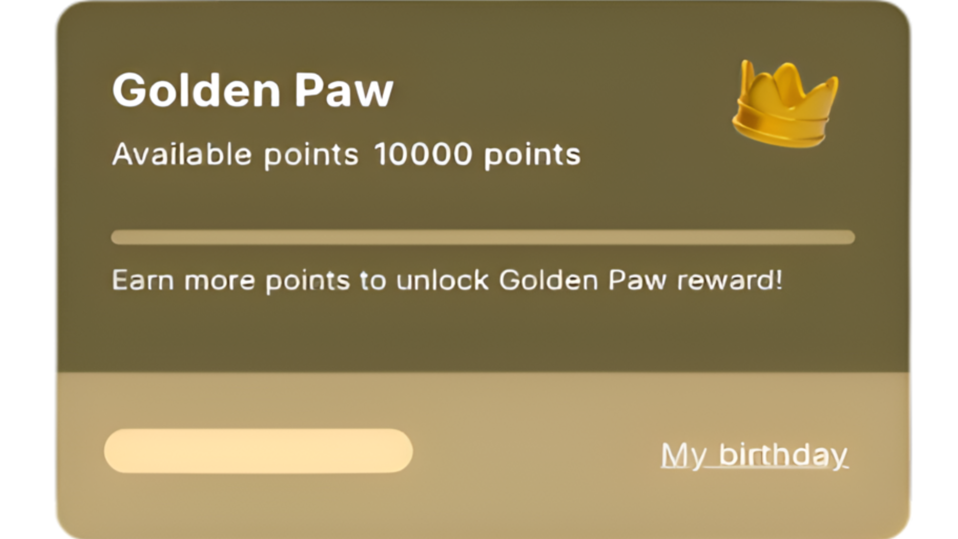 Golden Paw VIP Tier