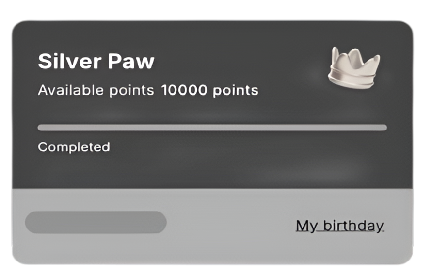 Silver Paw VIP Tier